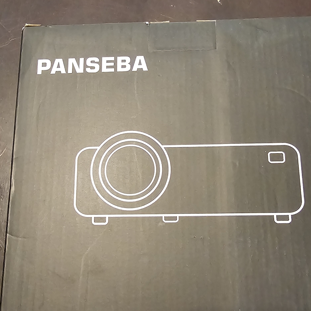 White Mini Projector with Screen - Picture 3 of 3
